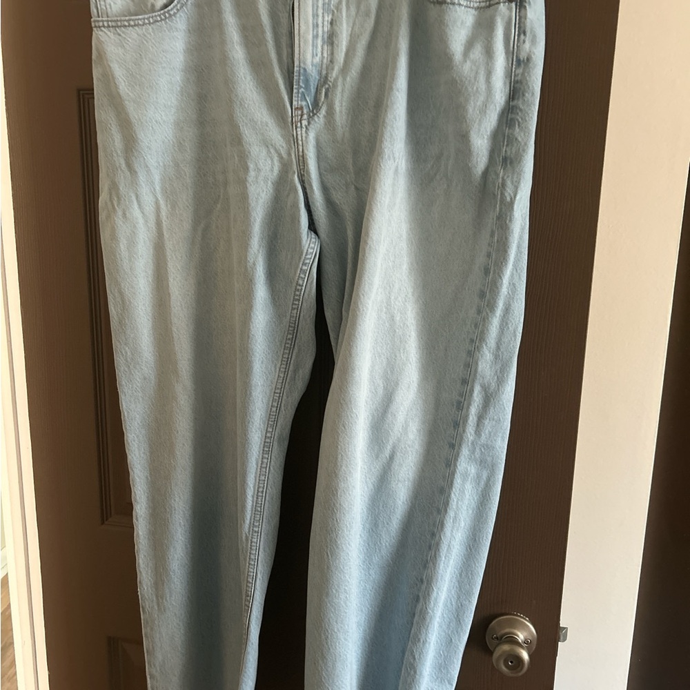 Abercrombie & Fitch Sky Blue Straight Leg Jeans